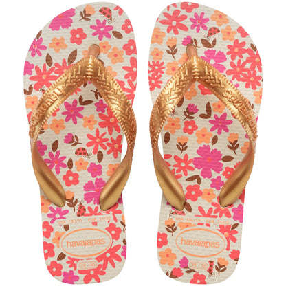 Kids' Flores Top Flip Flops