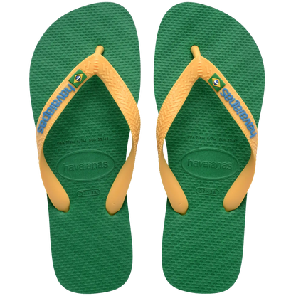 Women's Brazil Logo Flip Flops
