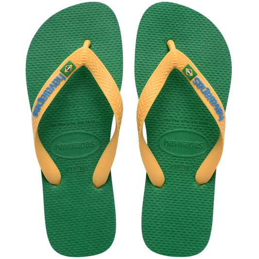 Women's Brazil Logo Flip Flops