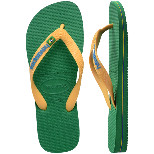 Men's Brazil Logo Flip Flops