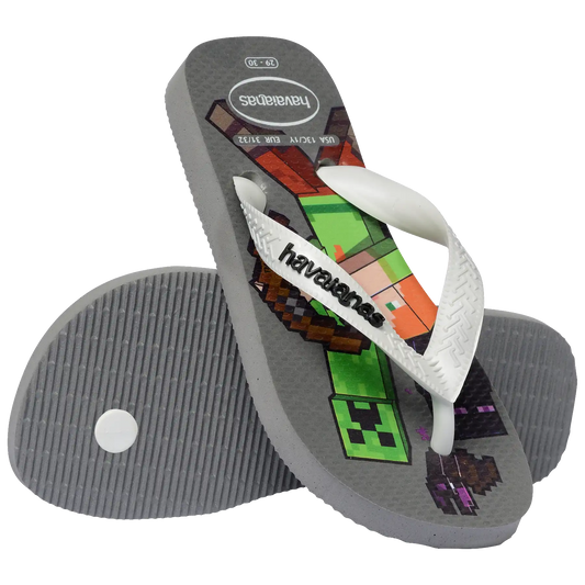 Kids' Minecraft Top Flip Flops