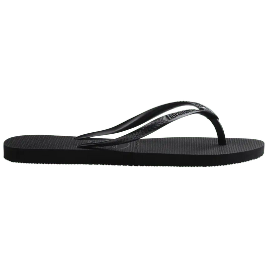 Women's Slim Crystal Flip Flops