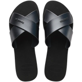 Women's Aqua Metallic Sandals