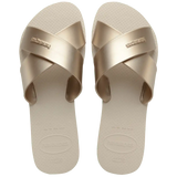 Women's Aqua Metallic Sandals