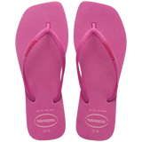 Women's Slim Square Logo Pop Up Flip Flops